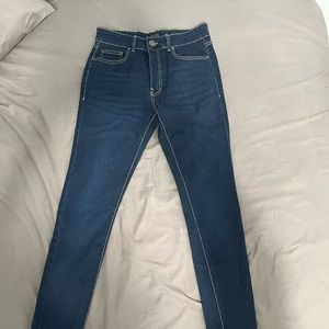 Skinny Stretch Jeans Indigo Size 30